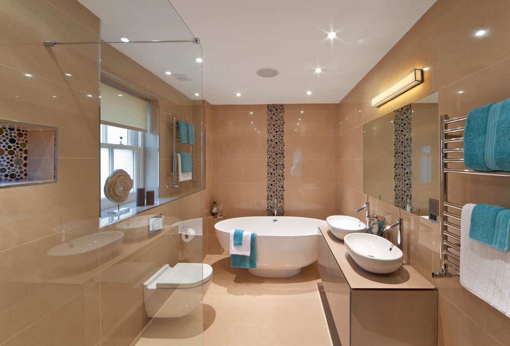 Vanity Z-Lite 1933-46CH-LED Chrome Baden 2 Light Vanity Z-Lite