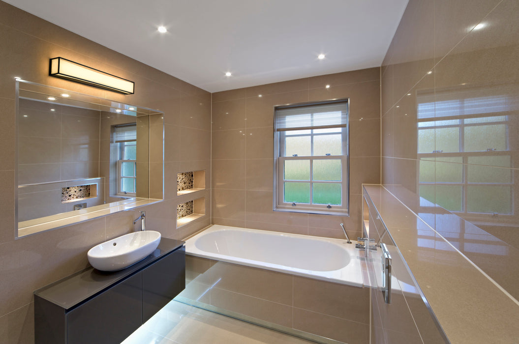 Vanity Z-Lite 1933-46MB-LED Matte Black Baden 2 Light Vanity Z-Lite