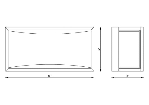 Vanity Z-Lite 1933-8CH-LED Chrome Baden 1 Light Vanity Z-Lite