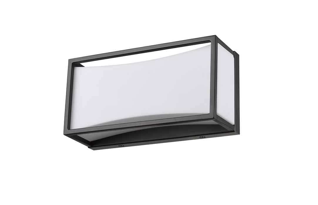 Vanity Z-Lite 1933-8MB-LED Matte Black Baden 1 Light Vanity Z-Lite