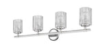 Vanity Z-Lite 1934-4V-PN Polished Nickel Dover Street 4 Light Vanity Z-Lite