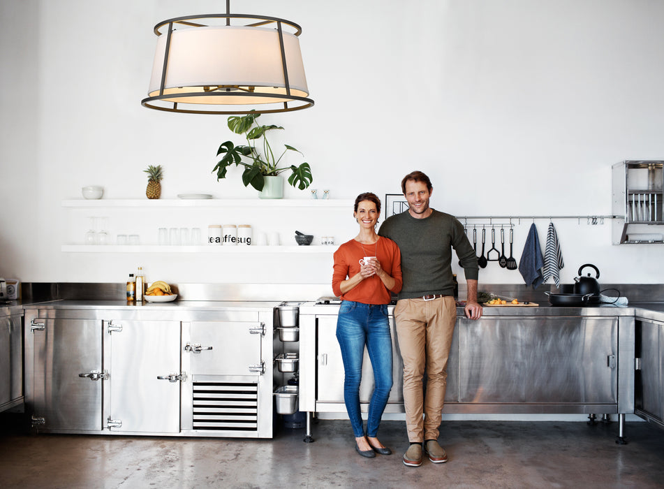 Chandelier Z-Lite 1935-26IO Iron Ore Lenyx Pendant 6 Light Chandelier Z-Lite