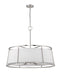 Chandelier Z-Lite 1935-32BN Brushed Nickel Lenyx Pendant 8 Light Chandelier Z-Lite