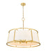 Chandelier Z-Lite 1935-32RB Rubbed Brass Lenyx Pendant 8 Light Chandelier Z-Lite