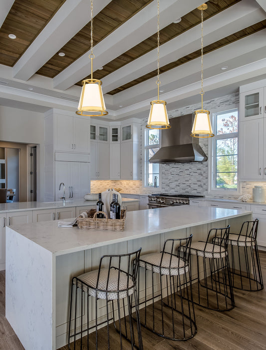 Pendant Z-Lite 1935MP-RB Rubbed Brass Lenyx Pendant 1 Light Pendant Z-Lite