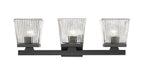 Vanity Z-Lite 1936-3V-MB Matte Black Astor 3 Light Vanity Z-Lite