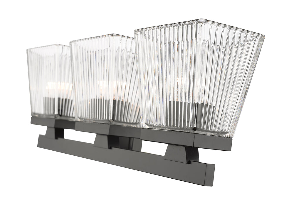 Vanity Z-Lite 1936-3V-MB Matte Black Astor 3 Light Vanity Z-Lite