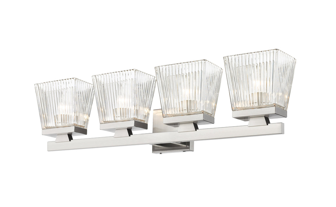 Vanity Z-Lite 1936-4V-BN Brushed Nickel Astor 4 Light Vanity Z-Lite