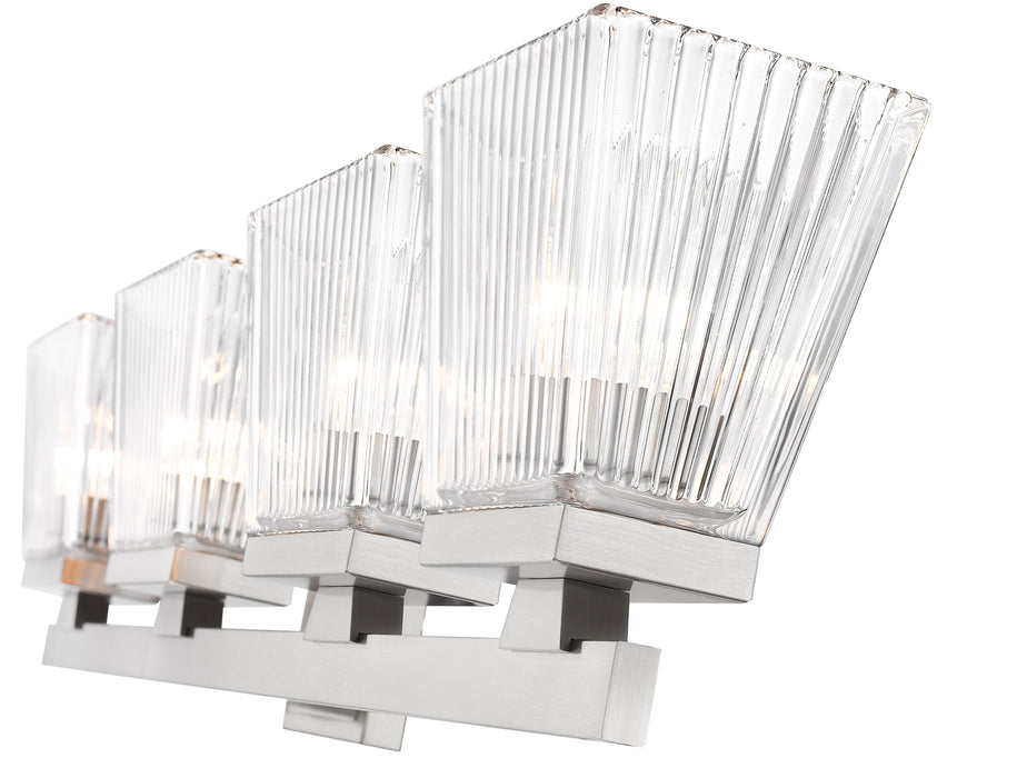 Vanity Z-Lite 1936-4V-BN Brushed Nickel Astor 4 Light Vanity Z-Lite