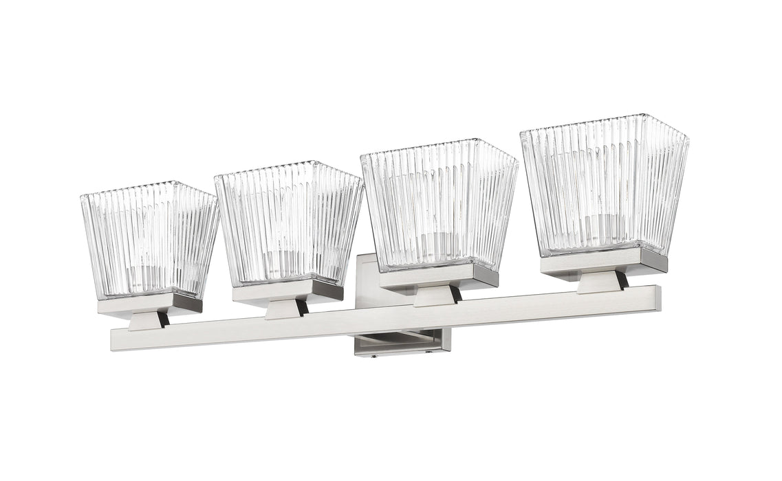 Vanity Z-Lite 1936-4V-BN Brushed Nickel Astor 4 Light Vanity Z-Lite