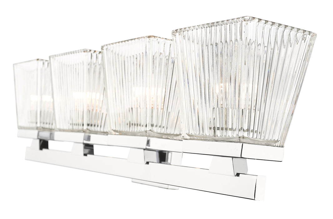 Vanity Z-Lite 1936-4V-CH Chrome Astor 4 Light Vanity Z-Lite