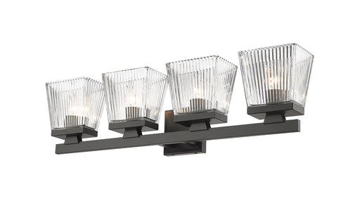 Vanity Z-Lite 1936-4V-MB Matte Black Astor 4 Light Vanity Z-Lite