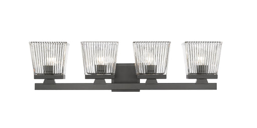 Vanity Z-Lite 1936-4V-MB Matte Black Astor 4 Light Vanity Z-Lite
