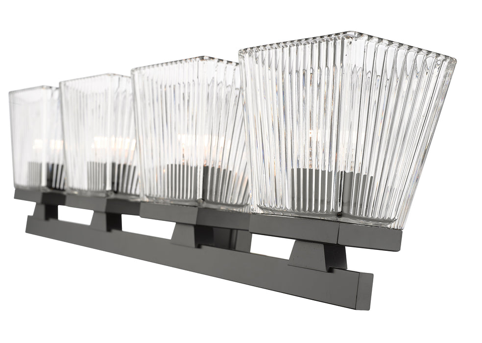 Vanity Z-Lite 1936-4V-MB Matte Black Astor 4 Light Vanity Z-Lite