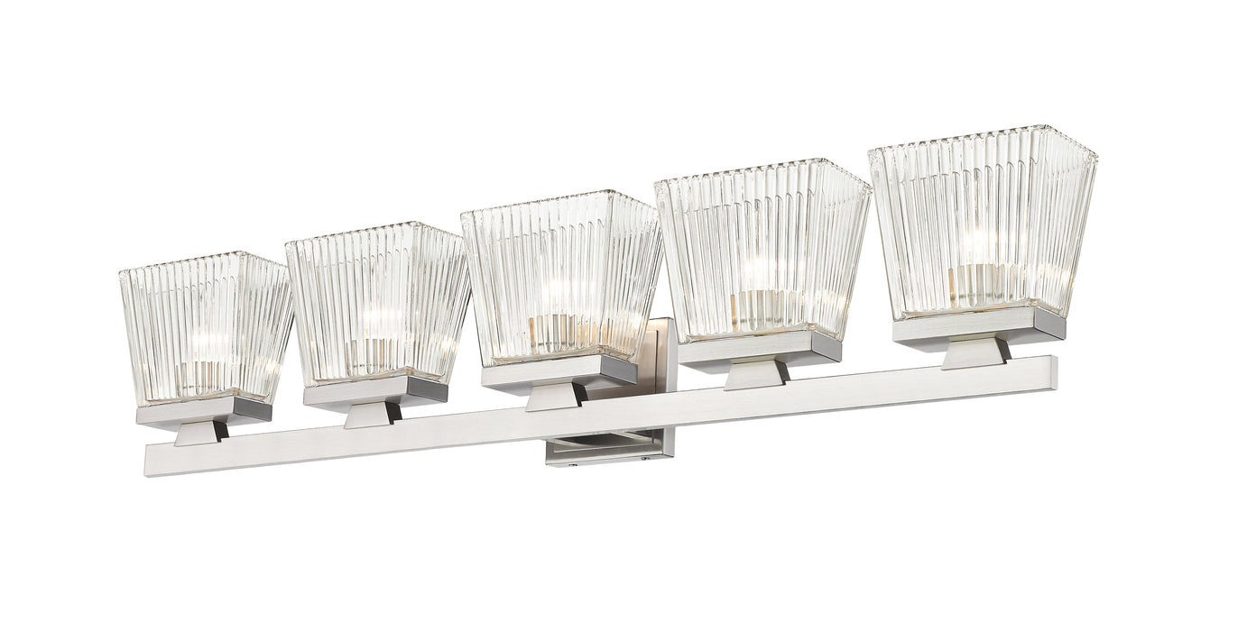 Vanity Z-Lite 1936-5V-BN Brushed Nickel Astor 5 Light Vanity Z-Lite