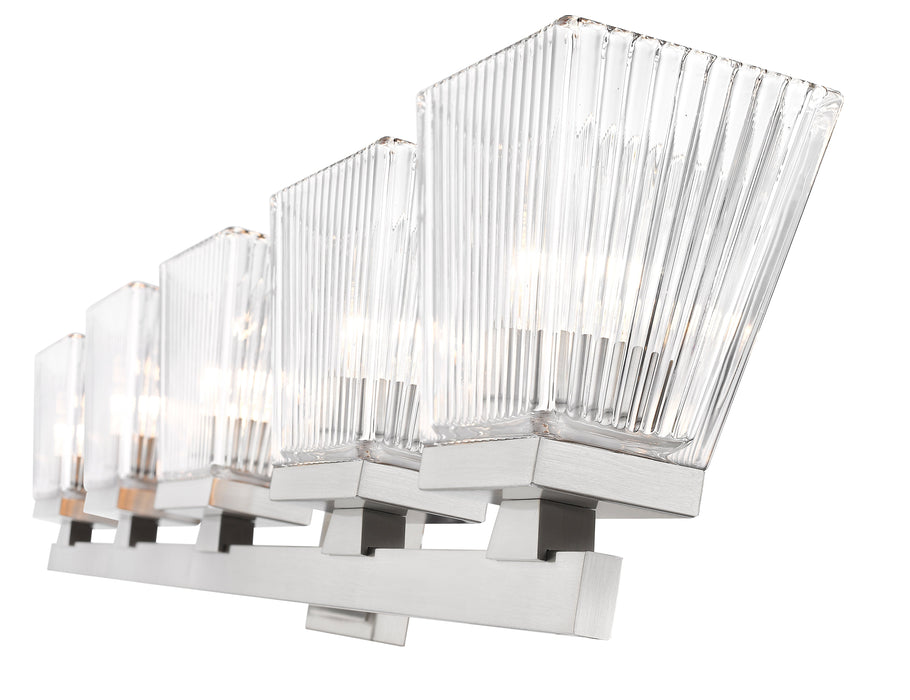 Vanity Z-Lite 1936-5V-BN Brushed Nickel Astor 5 Light Vanity Z-Lite