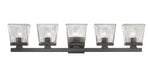 Vanity Z-Lite 1936-5V-MB Matte Black Astor 5 Light Vanity Z-Lite