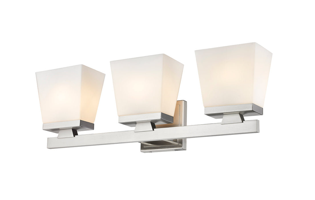 Vanity Z-Lite 1937-3V-BN Brushed Nickel Astor 3 Light Vanity Z-Lite