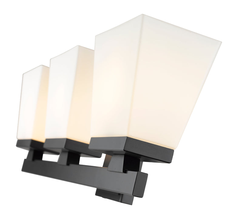 Vanity Z-Lite 1937-3V-MB Matte Black Astor 3 Light Vanity Z-Lite