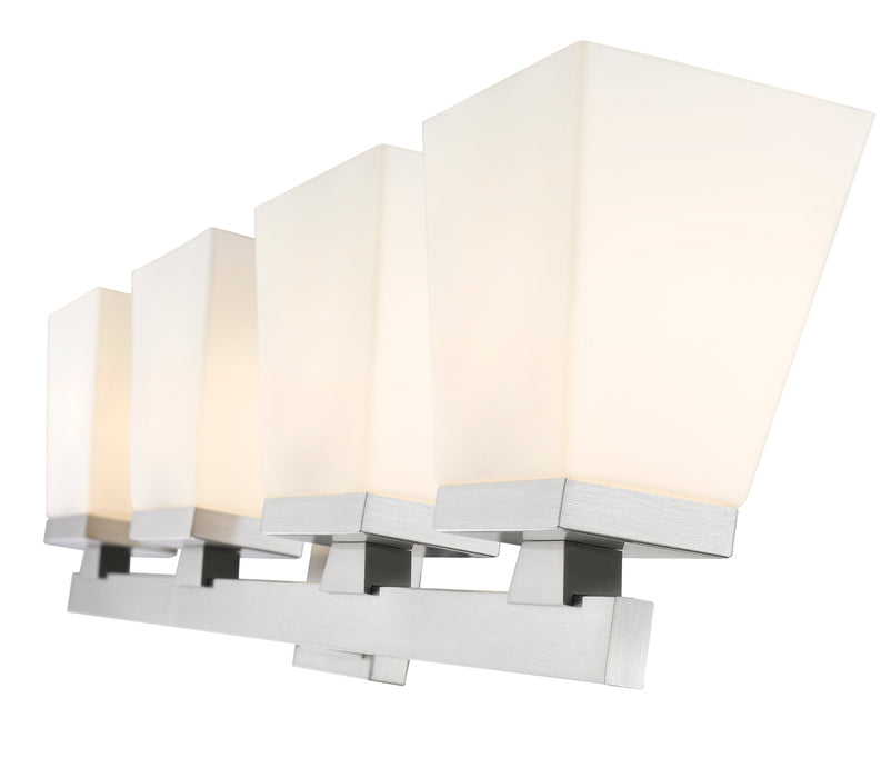 Vanity Z-Lite 1937-4V-BN Brushed Nickel Astor 4 Light Vanity Z-Lite