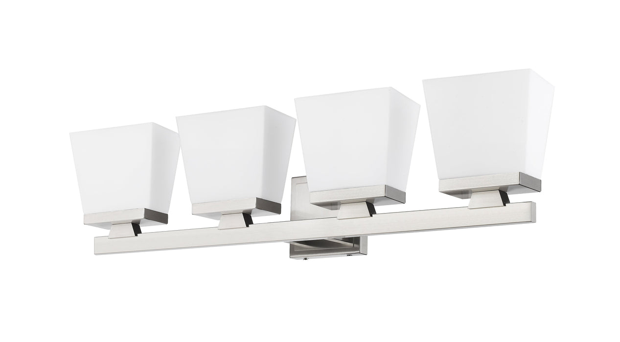 Vanity Z-Lite 1937-4V-BN Brushed Nickel Astor 4 Light Vanity Z-Lite