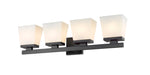 Vanity Z-Lite 1937-4V-MB Matte Black Astor 4 Light Vanity Z-Lite