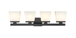 Vanity Z-Lite 1937-4V-MB Matte Black Astor 4 Light Vanity Z-Lite