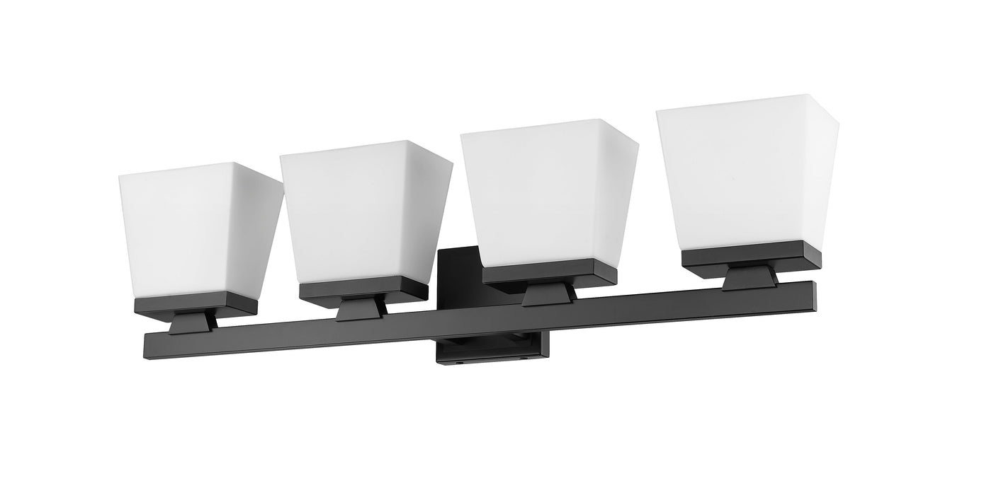 Vanity Z-Lite 1937-4V-MB Matte Black Astor 4 Light Vanity Z-Lite