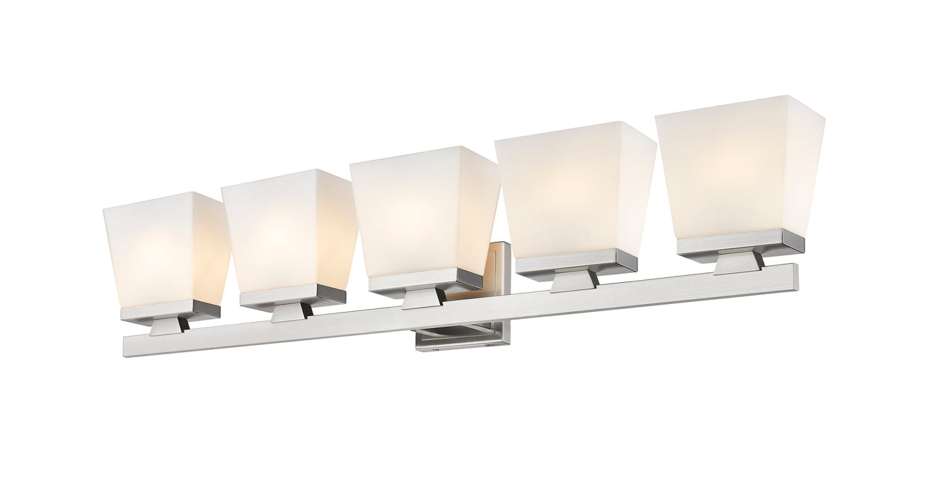 Vanity Z-Lite 1937-5V-BN Brushed Nickel Astor 5 Light Vanity Z-Lite