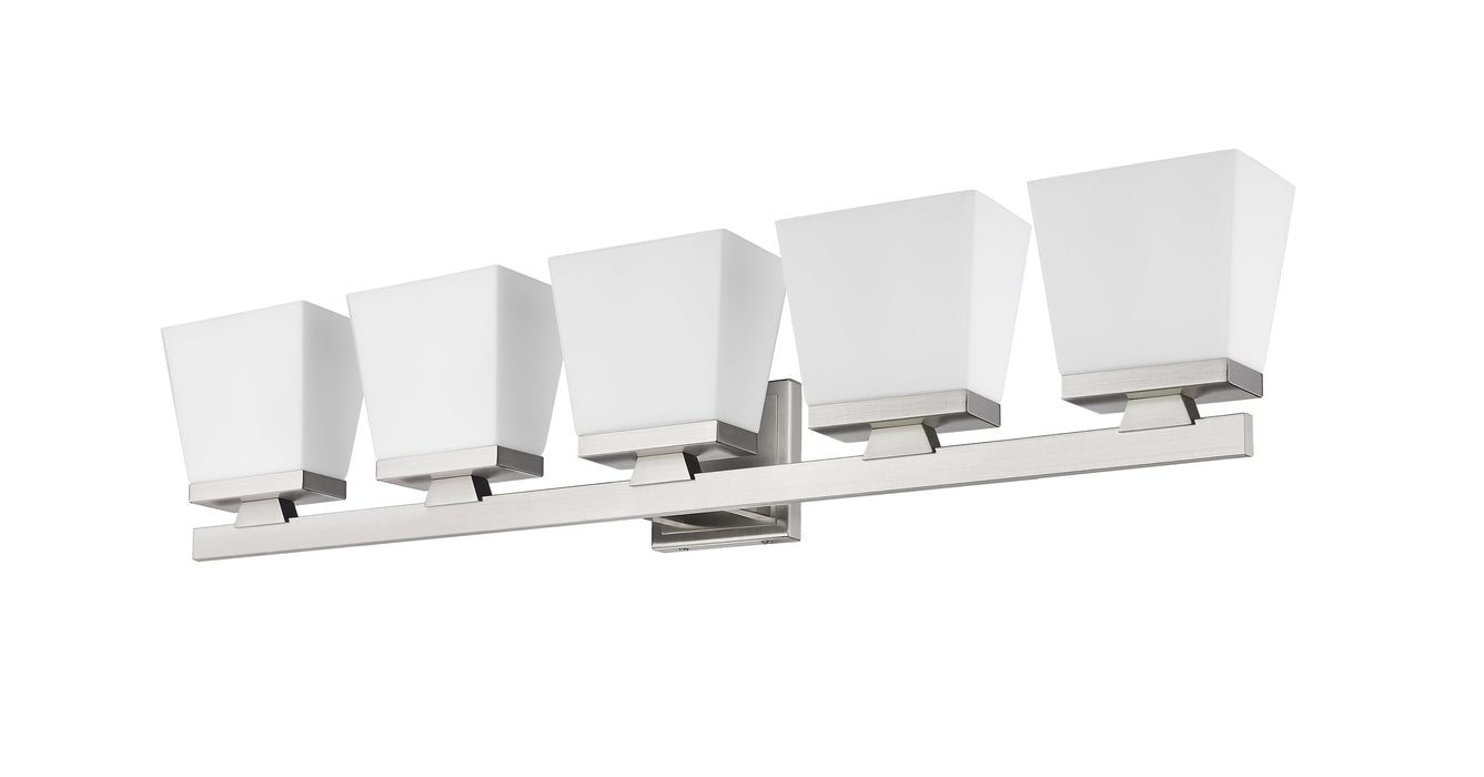 Vanity Z-Lite 1937-5V-BN Brushed Nickel Astor 5 Light Vanity Z-Lite
