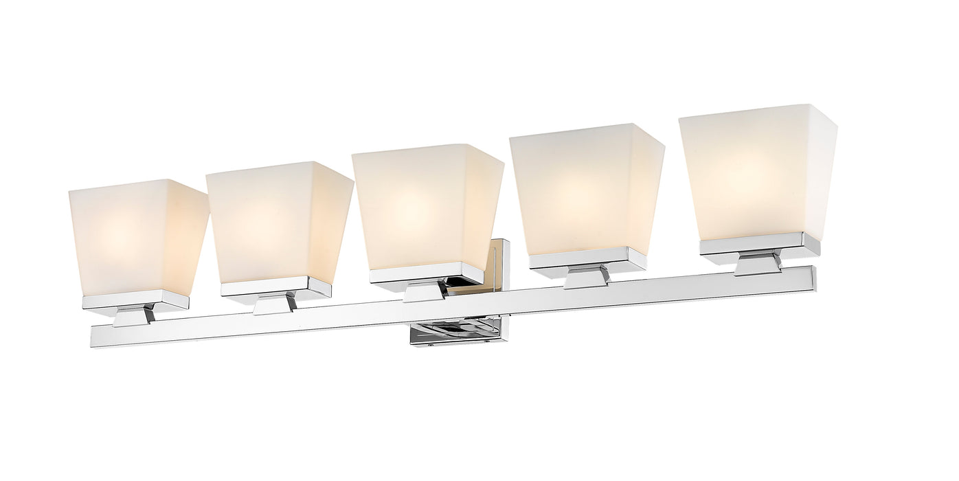 Vanity Z-Lite 1937-5V-CH Chrome Astor 5 Light Vanity Z-Lite