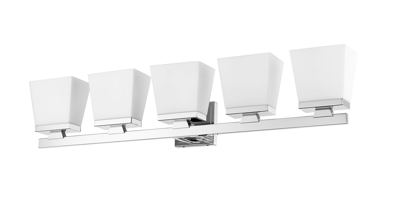 Vanity Z-Lite 1937-5V-CH Chrome Astor 5 Light Vanity Z-Lite