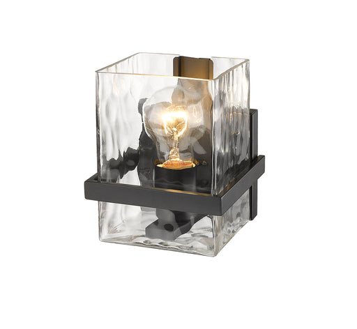 Wall Sconce Z-Lite 1938-1S-MB Matte Black Bennington 1 Light Wall Sconce Z-Lite