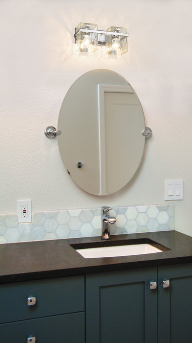 Vanity Z-Lite 1938-2V-CH Chrome Bennington 2 Light Vanity Z-Lite