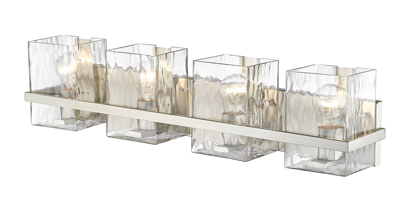 Vanity Z-Lite 1938-4V-BN Brushed Nickel Bennington 4 Light Vanity Z-Lite