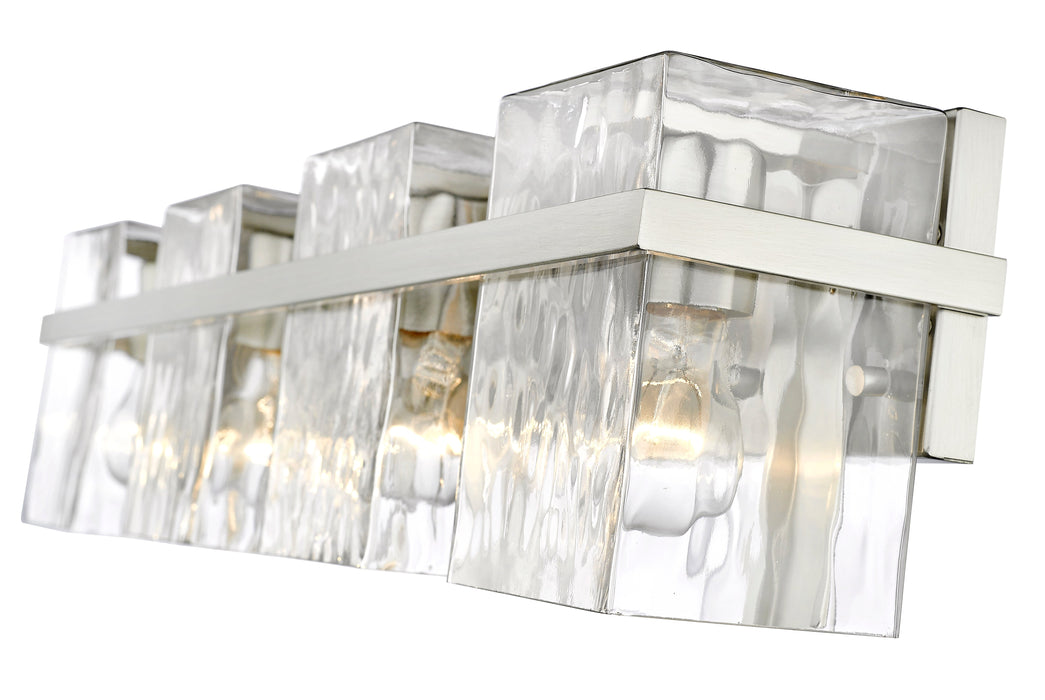 Vanity Z-Lite 1938-4V-BN Brushed Nickel Bennington 4 Light Vanity Z-Lite