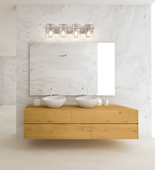 Vanity Z-Lite 1938-4V-BN Brushed Nickel Bennington 4 Light Vanity Z-Lite