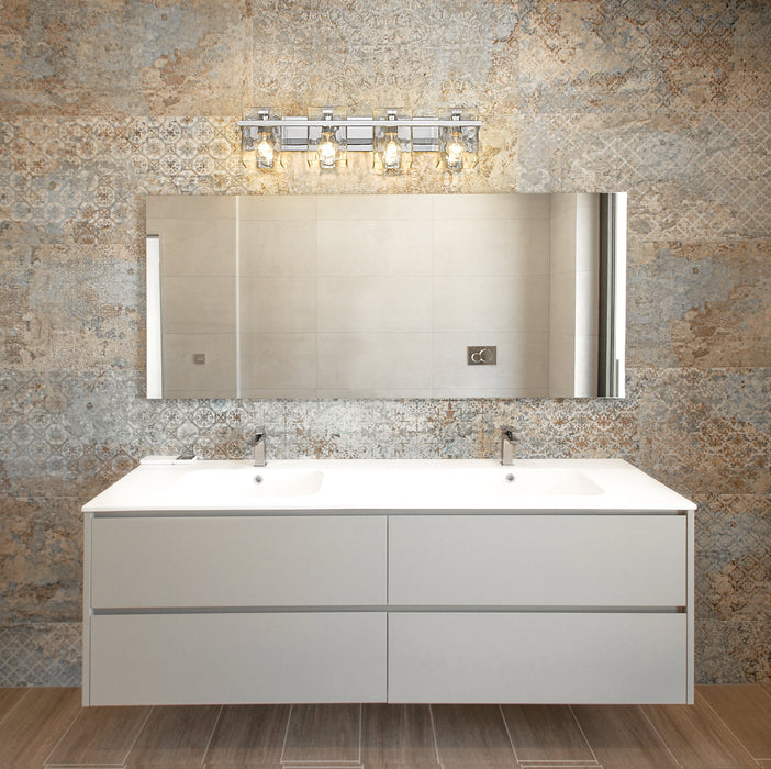 Vanity Z-Lite 1938-4V-CH Chrome Bennington 4 Light Vanity Z-Lite