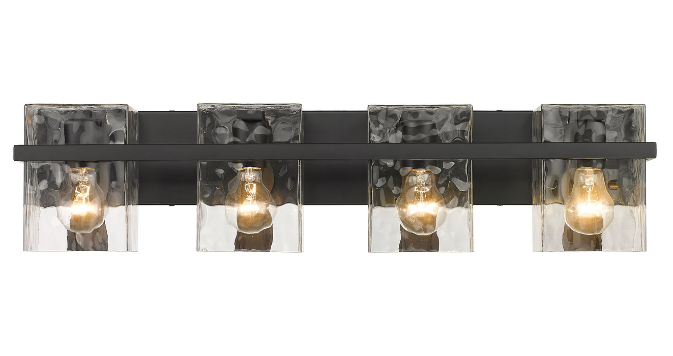 Vanity Z-Lite 1938-4V-MB Matte Black Bennington 4 Light Vanity Z-Lite