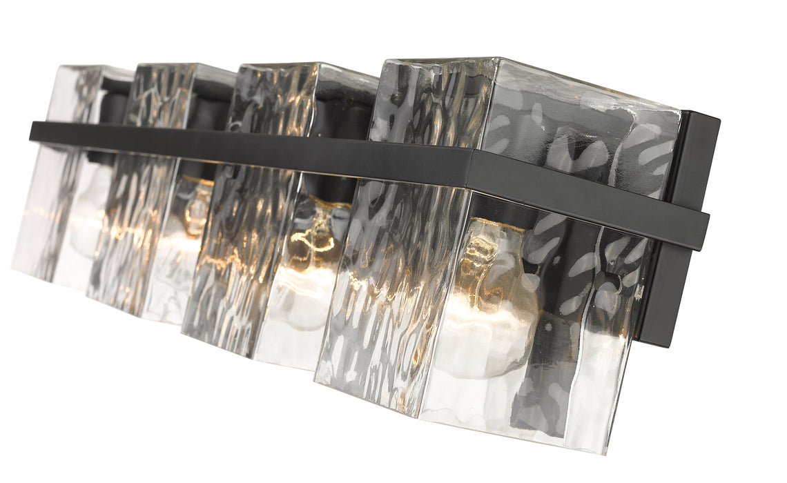 Vanity Z-Lite 1938-4V-MB Matte Black Bennington 4 Light Vanity Z-Lite