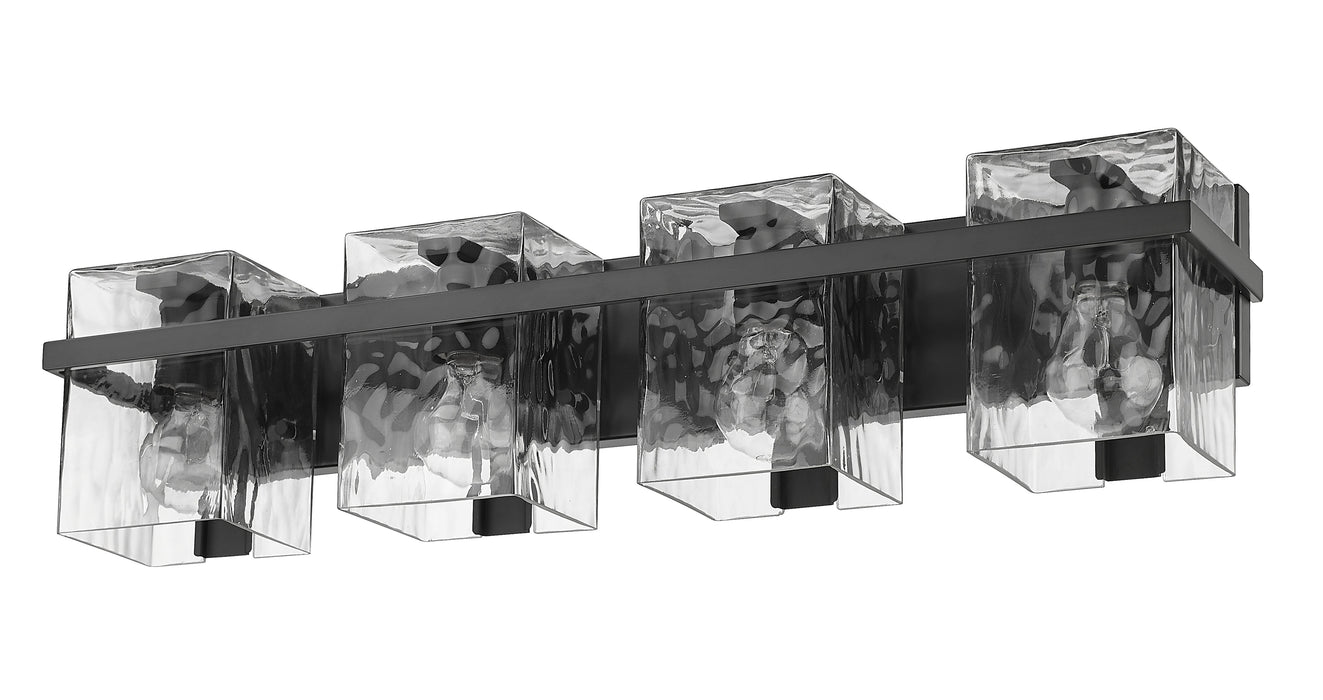 Vanity Z-Lite 1938-4V-MB Matte Black Bennington 4 Light Vanity Z-Lite