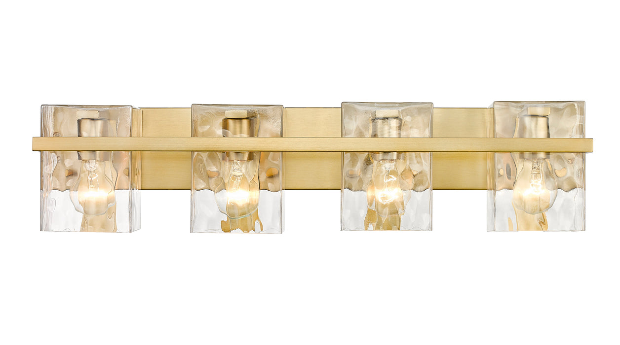 Vanity Z-Lite 1938-4V-MGLD Modern Gold Bennington 4 Light Vanity Z-Lite