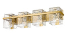 Vanity Z-Lite 1938-4V-MGLD Modern Gold Bennington 4 Light Vanity Z-Lite
