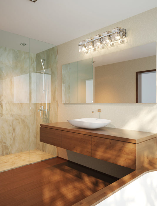 Vanity Z-Lite 1938-5V-BN Brushed Nickel Bennington 5 Light Vanity Z-Lite