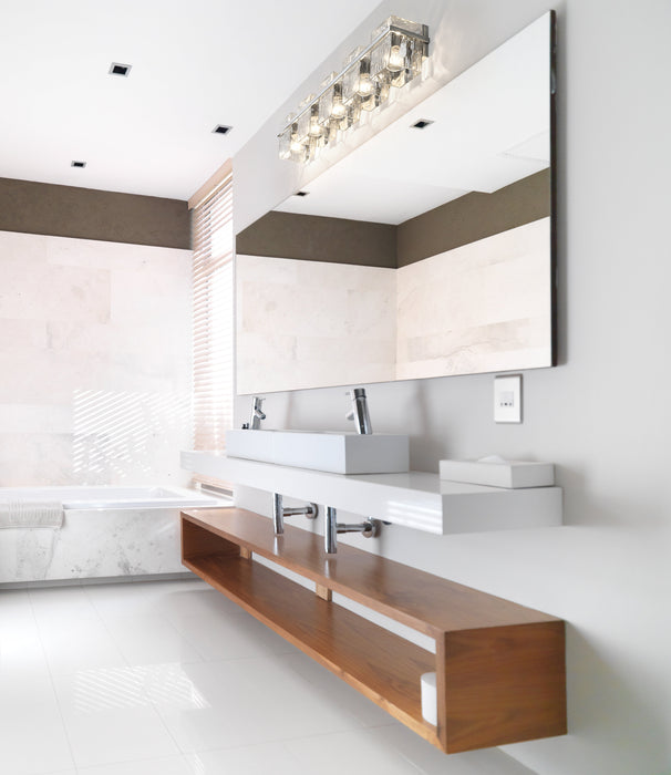 Vanity Z-Lite 1938-5V-CH Chrome Bennington 5 Light Vanity Z-Lite