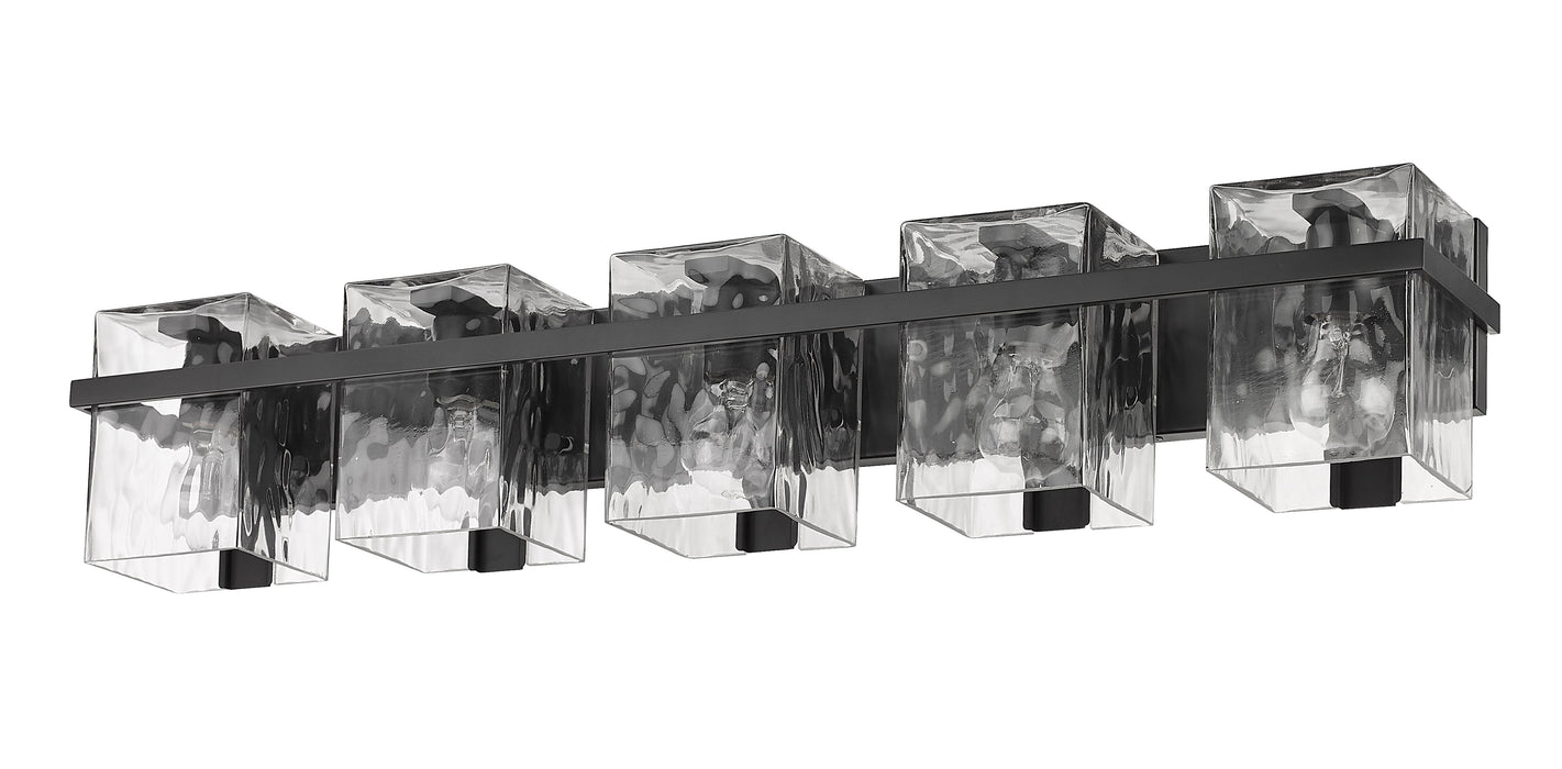 Vanity Z-Lite 1938-5V-MB Matte Black Bennington 5 Light Vanity Z-Lite