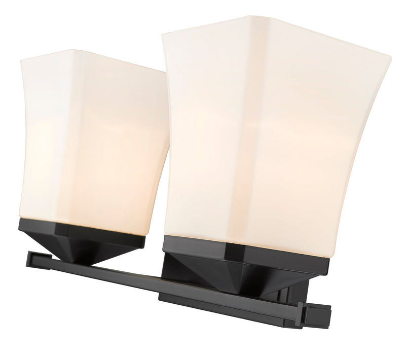 Vanity Z-Lite 1939-2V-MB Matte Black Darcy 2 Light Vanity Z-Lite