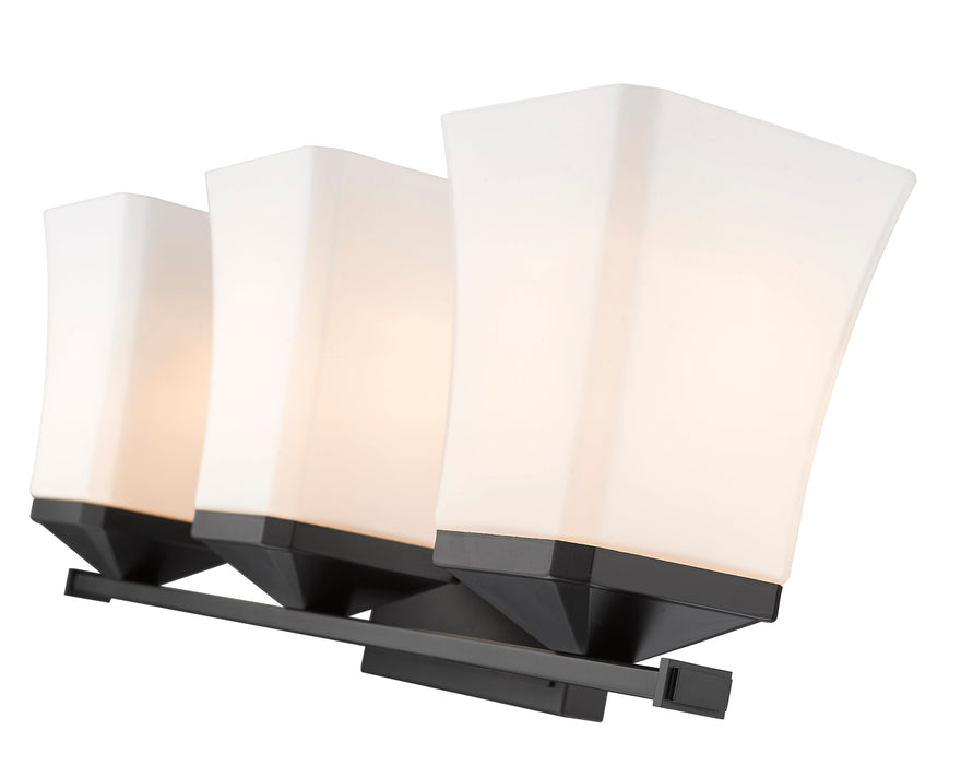 Vanity Z-Lite 1939-3V-MB Matte Black Darcy 3 Light Vanity Z-Lite