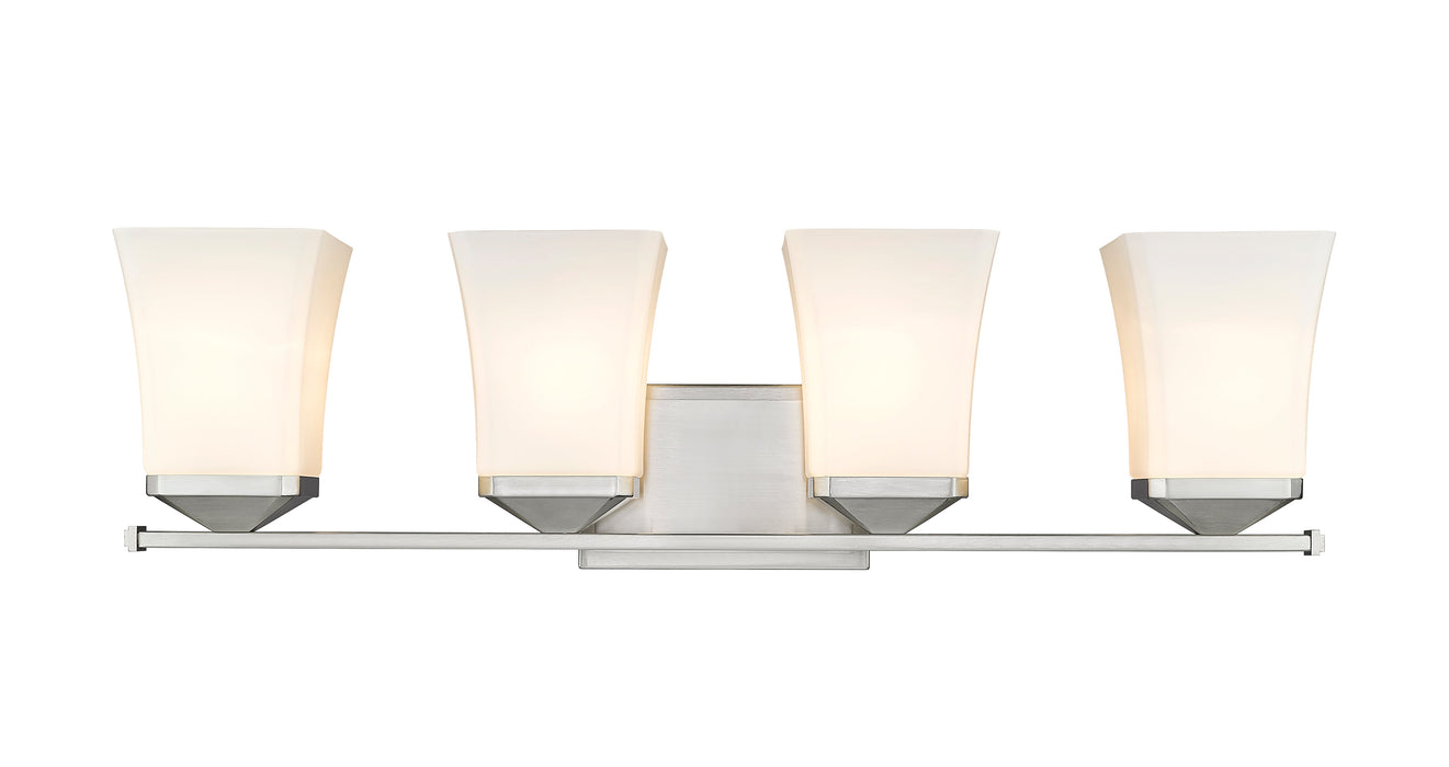 Vanity Z-Lite 1939-4V-BN Brushed Nickel Darcy 4 Light Vanity Z-Lite