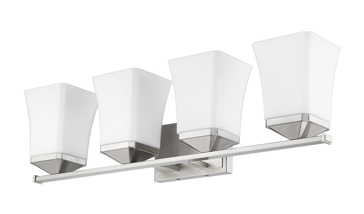 Vanity Z-Lite 1939-4V-BN Brushed Nickel Darcy 4 Light Vanity Z-Lite